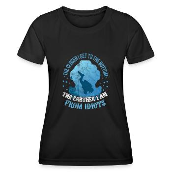 Diver - Women's Functional T-Shirt - black - Front - AI Model Female 172 light (172cm)