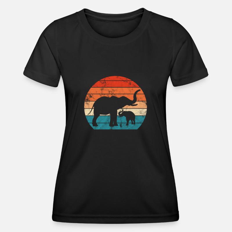 Elephant - Women's Functional T-Shirt - black