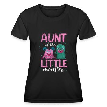 Tante - T-shirt sport Femme - noir - Devant - AI Model Female 172 light (172cm)