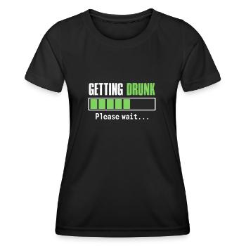 Junggesellenabschied - Frauen Funktions-T-Shirt - Schwarz - Vorne - AI Model Female 172 light (172cm)