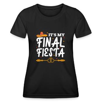 Junggesellenabschied - Frauen Funktions-T-Shirt - Schwarz - Vorne - AI Model Female 172 light (172cm)