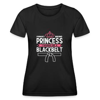 Jiu Jitsu Girl - Frauen Funktions-T-Shirt - Schwarz - Vorne - AI Model Female 172 light (172cm)
