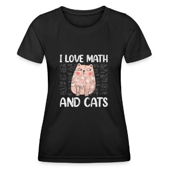 Mathematics - Women's Functional T-Shirt - black - Front - AI Model Female 172 light (172cm)