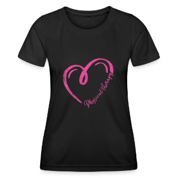 Physiothérapeute Physiothérapie Physio Cadeau - T-shirt sport Femme - noir - Devant - AI Model Female 172 light (172cm)