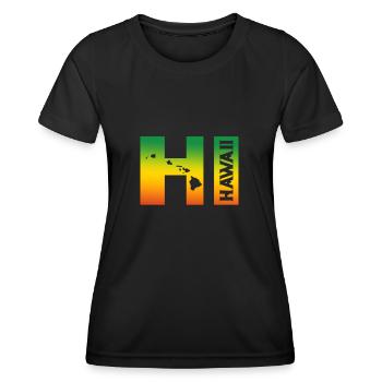 Hawaii - Women's Functional T-Shirt - black - Front - AI Model Female 172 light (172cm)