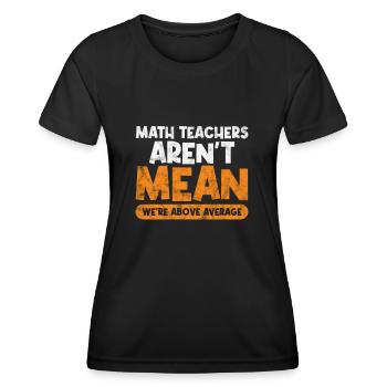 Mathematik - Frauen Funktions-T-Shirt - Schwarz - Vorne - AI Model Female 172 light (172cm)