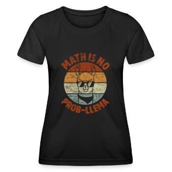 Mathematics - Women's Functional T-Shirt - black - Front - AI Model Female 172 light (172cm)
