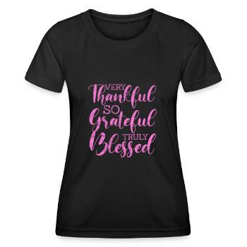 Motivation Motiver Carrière Dire Cadeau - T-shirt sport Femme - noir - Devant - AI Model Female 172 light (172cm)