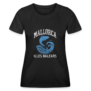 Spain Spanish Mallorca Spanish Holiday Gift - Women's Functional T-Shirt - black - Front - AI Model Female 172 light (172cm)