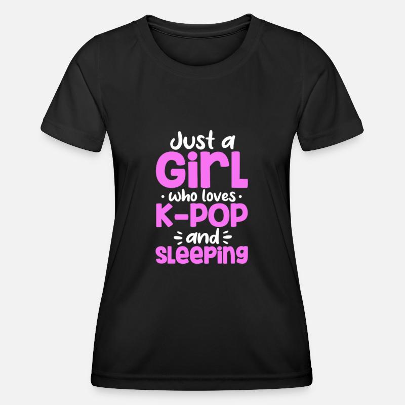 K-Pop - Women's Functional T-Shirt - black