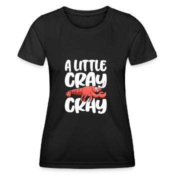 Languste - Frauen Funktions-T-Shirt - Schwarz - Vorne - AI Model Female 172 light (172cm)