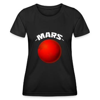 Mars Red Planet Space Astronaut Cadeau - T-shirt sport Femme - noir - Devant - AI Model Female 172 light (172cm)