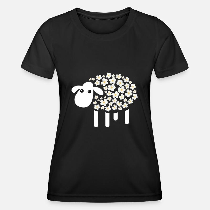 Sheep - Women's Functional T-Shirt - black