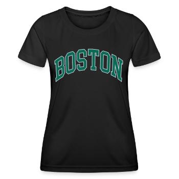 Boston - Women's Functional T-Shirt - black - Front - AI Model Female 172 light (172cm)