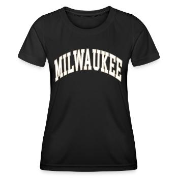 Milwaukee - T-shirt sport Femme - noir - Devant - AI Model Female 172 light (172cm)