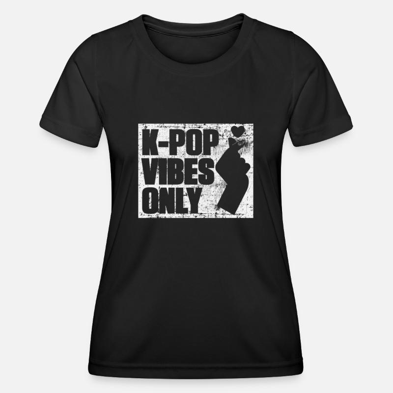 K-pop - Women's Functional T-Shirt - black