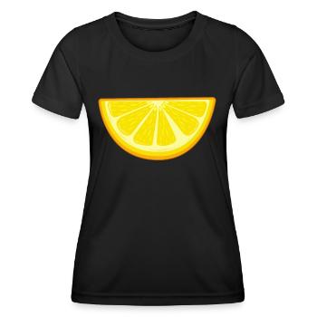 Citron - T-shirt sport Femme - noir - Devant - AI Model Female 172 light (172cm)