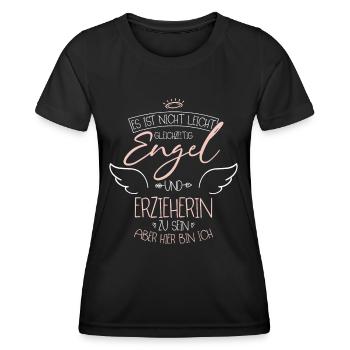 Erzieherin - Frauen Funktions-T-Shirt - Schwarz - Vorne - AI Model Female 172 light (172cm)