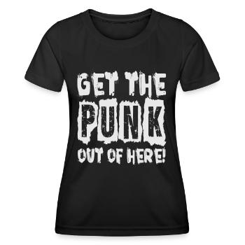 Sortez le punk d’ici! - Gothique - Gothique - Concer - T-shirt sport Femme - noir - Devant - AI Model Female 172 light (172cm)