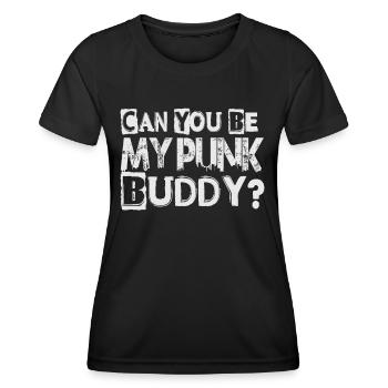 Pouvez-vous être mon copain punk? - Gothique - Gothique - Concer - T-shirt sport Femme - noir - Devant - AI Model Female 172 light (172cm)