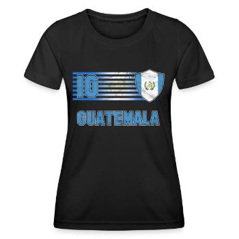 Guatemala - Frauen Funktions-T-Shirt - Schwarz - Vorne - AI Model Female 172 light (172cm)