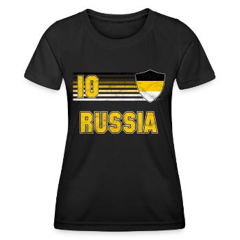 Russisches Kaiserreich - Frauen Funktions-T-Shirt - Schwarz - Vorne - AI Model Female 172 light (172cm)