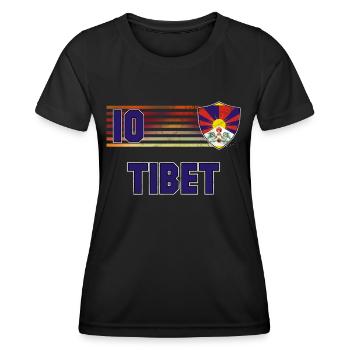 Tibet - Women's Functional T-Shirt - black - Front - AI Model Female 172 light (172cm)