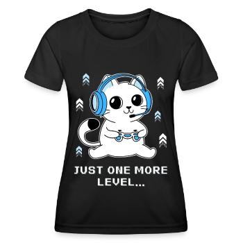Nur noch eine Ebene - Frauen Funktions-T-Shirt - Schwarz - Vorne - AI Model Female 172 light (172cm)