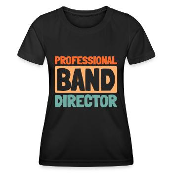 Directeur de l’orchestre - T-shirt sport Femme - noir - Devant - AI Model Female 172 light (172cm)