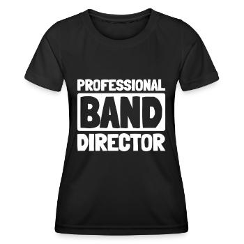 Directeur de l’orchestre - T-shirt sport Femme - noir - Devant - AI Model Female 172 light (172cm)