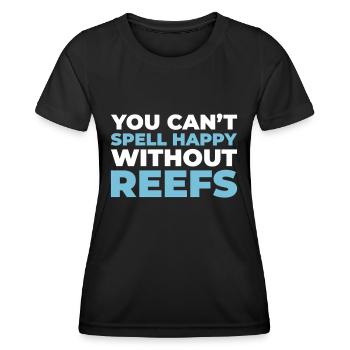 Tauchen Taucher - Frauen Funktions-T-Shirt - Schwarz - Vorne - AI Model Female 172 light (172cm)