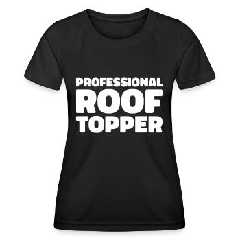 Roofer - Women's Functional T-Shirt - black - Front - AI Model Female 172 light (172cm)