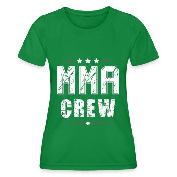 Mma Crew - Frauen Funktions-T-Shirt - Kelly Green - Vorne - AI Model Female 172 dark (172cm)