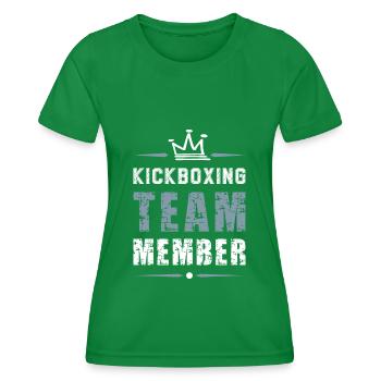 Kickboxing Team - Frauen Funktions-T-Shirt - Kelly Green - Vorne - AI Model Female 172 dark (172cm)