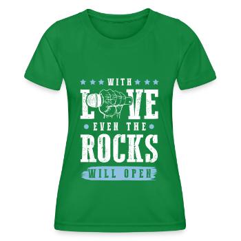 Rock - T-shirt sport Femme - vert - Devant - AI Model Female 172 dark (172cm)