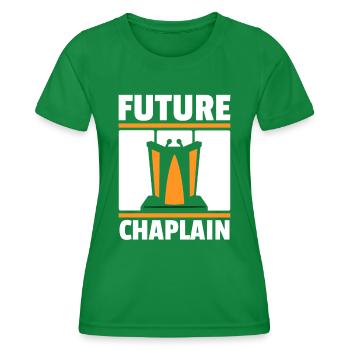 Kaplan Pfarrer - Frauen Funktions-T-Shirt - Kelly Green - Vorne - AI Model Female 172 dark (172cm)
