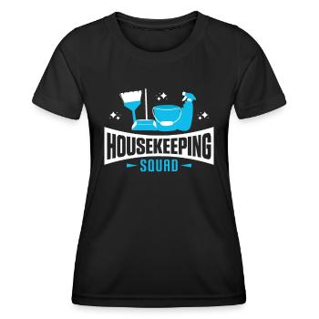 Week of Appreciation for Housekeeping - Women's Functional T-Shirt - black - Front - AI Model Female 172 light (172cm)