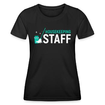 Week of Appreciation for Housekeeping - Women's Functional T-Shirt - black - Front - AI Model Female 172 light (172cm)