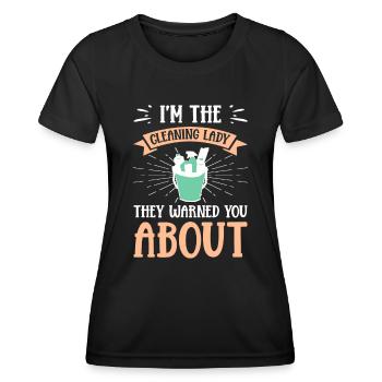 Week of Appreciation for Housekeeping - Women's Functional T-Shirt - black - Front - AI Model Female 172 light (172cm)