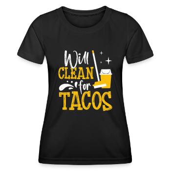 Week of Appreciation for Housekeeping - Women's Functional T-Shirt - black - Front - AI Model Female 172 light (172cm)