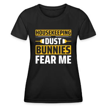 Week of Appreciation for Housekeeping - Women's Functional T-Shirt - black - Front - AI Model Female 172 light (172cm)