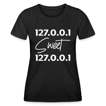 Netzwerkadministrator Systemadministrator Netzwerk - Frauen Funktions-T-Shirt - Schwarz - Vorne - AI Model Female 172 light (172cm)