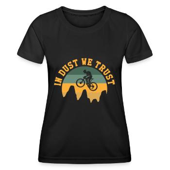 VTT VTT - T-shirt sport Femme - noir - Devant - AI Model Female 172 light (172cm)
