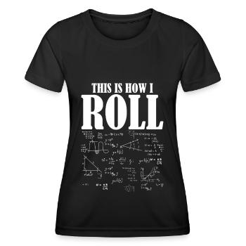 Physik Physiker - Frauen Funktions-T-Shirt - Schwarz - Vorne - AI Model Female 172 light (172cm)