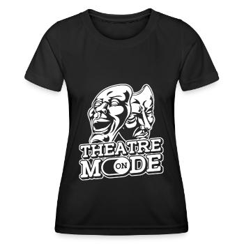 Théâtre - T-shirt sport Femme - noir - Devant - AI Model Female 172 light (172cm)