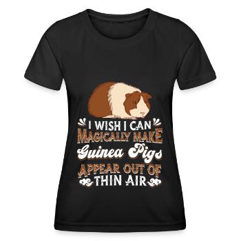 Cochon d’Inde Cochon d’Inde - T-shirt sport Femme - noir - Devant - AI Model Female 172 light (172cm)
