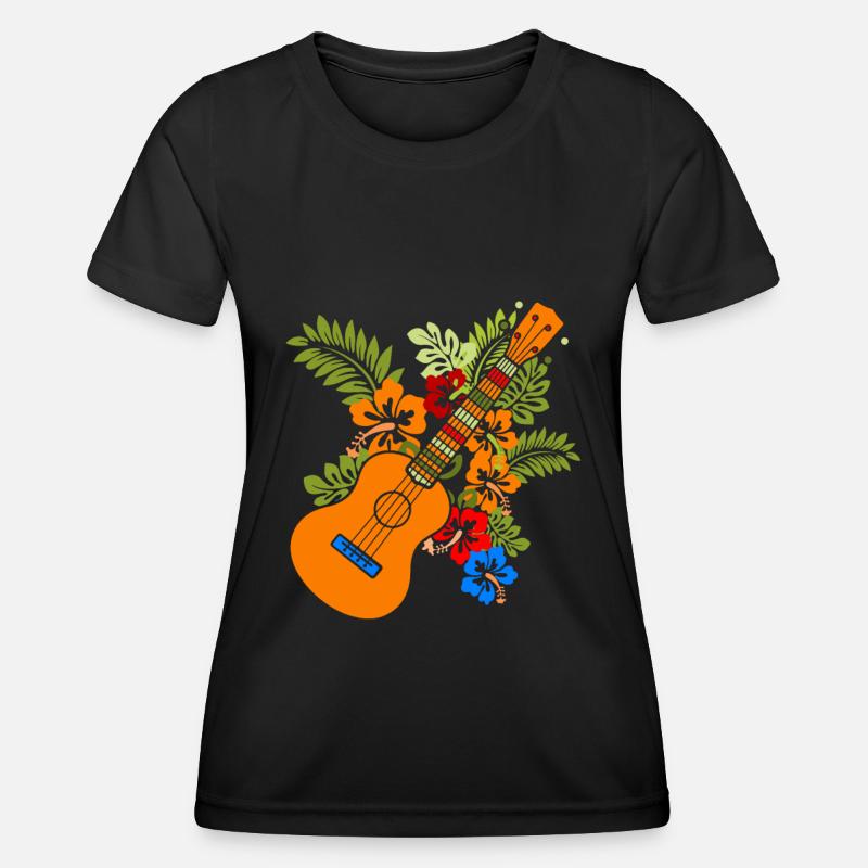 Ukulele - Women's Functional T-Shirt - black