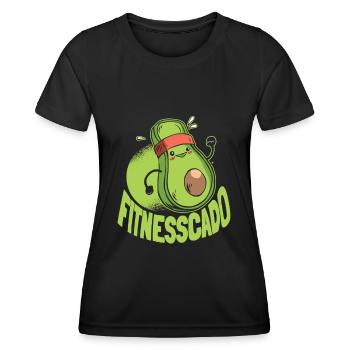 Fitness Training Gym Workout Poids - T-shirt sport Femme - noir - Devant - AI Model Female 172 light (172cm)