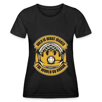 Gold Mining Gold Mine - Women's Functional T-Shirt - black - Front - AI Model Female 172 light (172cm)