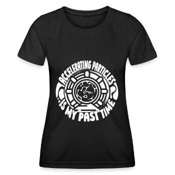Physik Physiker - Frauen Funktions-T-Shirt - Schwarz - Vorne - AI Model Female 172 light (172cm)